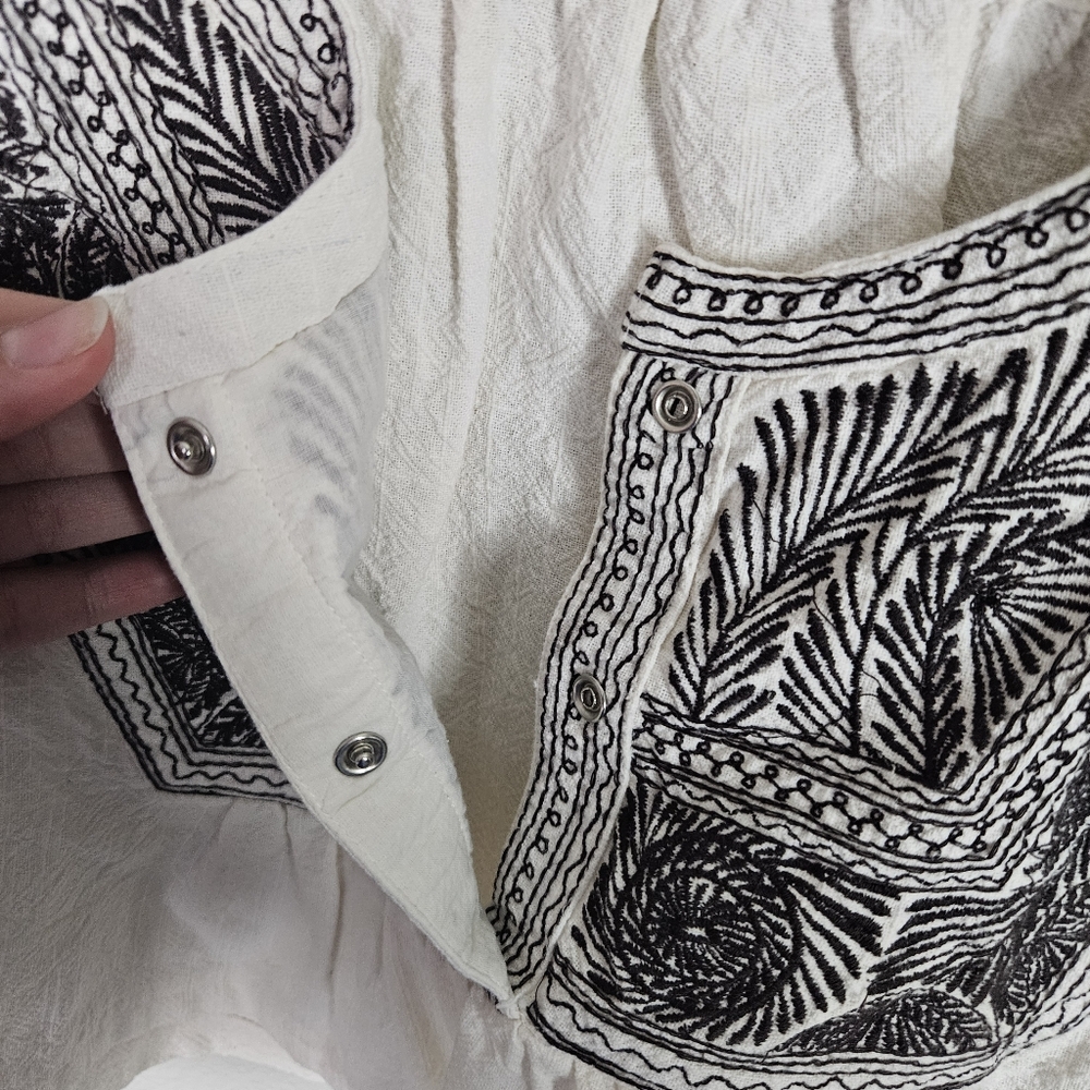 Free People Iggy Embroidered Crop Top Size S - Picture 9 of 15